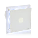 STERR BFS150L - 150 mm Extrator de Casa de Banho, LED, 250 m³/h, Branco