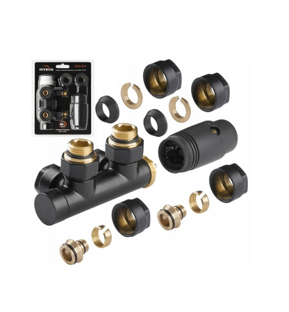 EVR9050B - Radiador vertical preto 90/50