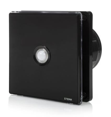 BFS100LP-B - Ventilador de banheiro (LED + PIR) preto