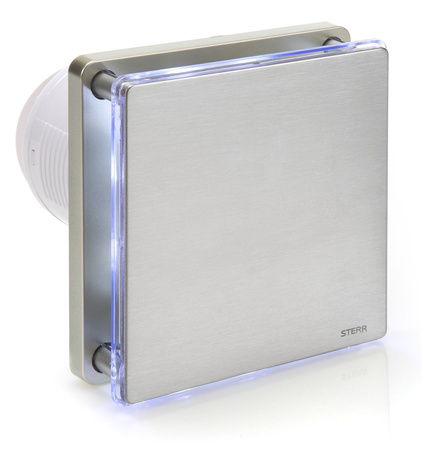 BFS100L-S - Ventilador de banheiro LED prateado