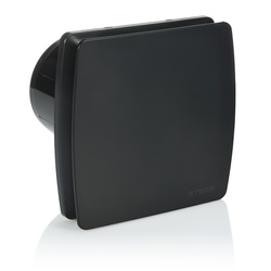 LFS100B-QM - Ventilador de casa de banho preto com sensor de movimento