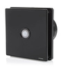BFS100P-B - Ventilador de banheiro preto (PIR)