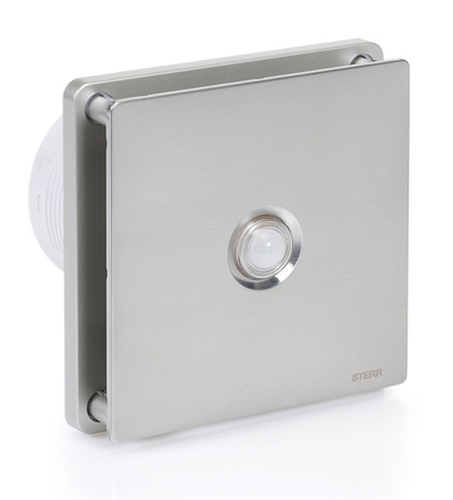 BFS100P-S - Ventilador de banheiro (PIR) prateado