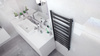 LVR12050B-3D - Radiador 3D vertical preto 120/50