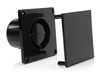 BFS100H-MB - Ventilador de banheiro preto fosco com higróstato