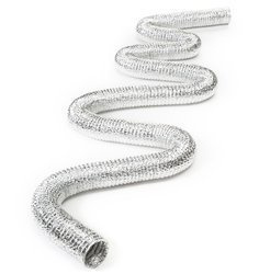 ALD100_6 - Conduta, tubo flexível de ventilação em alumínio, 6 m