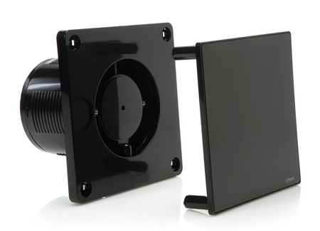 BFS100T-MB - Ventilador de banheiro preto fosco (temporizador)