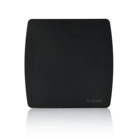 LFS100B-QH - Ventilador de casa de banho preto com humidistato