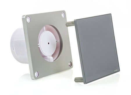 BFS100H-G - Ventilador de banheiro cinza (higrostato)