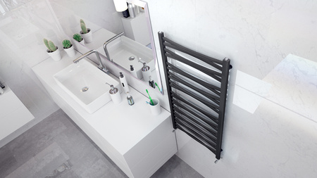 LVR12050B-3D - Radiador 3D vertical preto 120/50