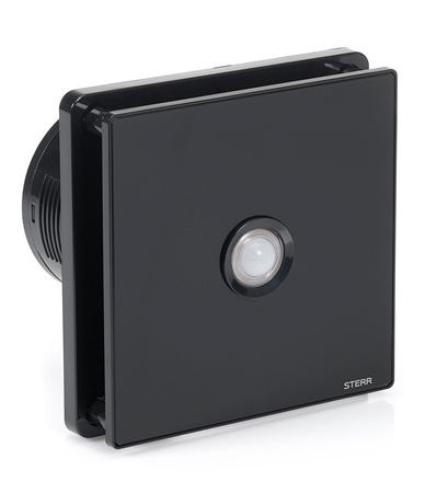 BFS100P-B - Ventilador de banheiro preto (PIR)