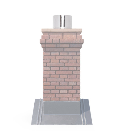 BCA150 - Base para tampa de chaminé tipo bombeiro CWL - 150 mm