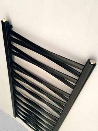LVR12050B-3D - Radiador 3D vertical preto 120/50