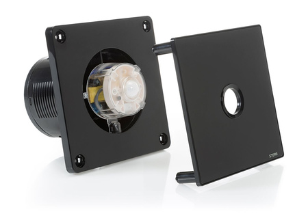 BFS100P-B - Ventilador de banheiro preto (PIR)