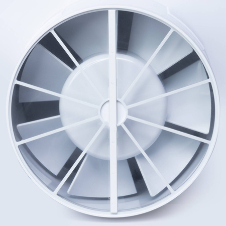 LFS150-QSH - Ventilador de banheiro prateado (umidostato) 150 mm