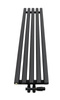 ZVR18033B - Radiador vertical preto 180/33