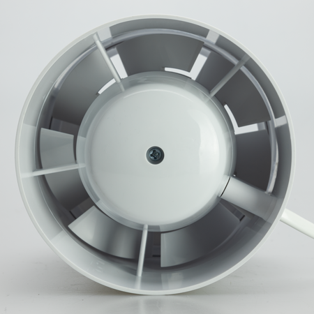 IDM100S - Ventilador de duto com válvula anti-retorno de 100 mm