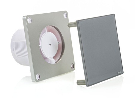 BFS100T-G - Ventilador de banheiro cinza (temporizador)
