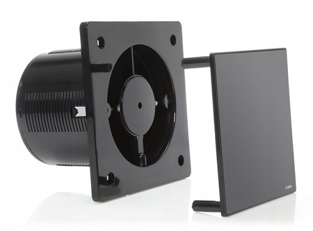 BFS150-B - Ventilador de banheiro preto 150 mm