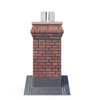 BCA200 - Base para tampa de chaminé tipo bombeiro CWL - 200 mm