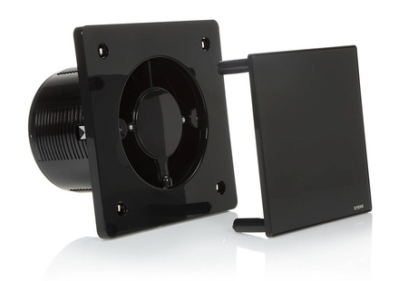 BFS125-MB - Ventilador de banheiro, preto fosco