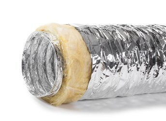 IAL125_5 - Tubo de ventilação flexível de alumínio duto isolado 5m