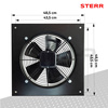 AXF350B - Exaustor axial 350 mm