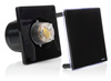 BFS100LT-B - Ventilador de banheiro preto (LED + temporizador)