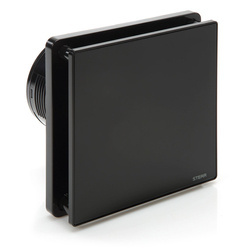 BFS100H-MB - Ventilador de banheiro preto fosco com higróstato