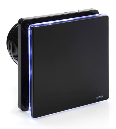 BFS100L-B - Ventilador de banheiro preto (LED)