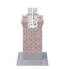TCA160 - Transição para cerâmica para chaminés - 160 mm