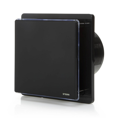 BFS125LH-B - Ventilador de banheiro preto (LED + Higrostato)