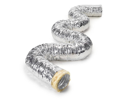 IAL125_5 - Tubo de ventilação flexível de alumínio duto isolado 5m