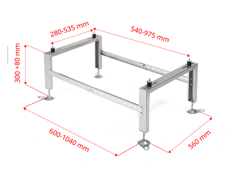 HSA500 - Suporte para ar condicionado ou bomba de calor