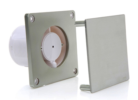 BFS100-S - Ventilador de banheiro prateado