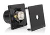 BFS100LP-B - Ventilador de banheiro (LED + PIR) preto
